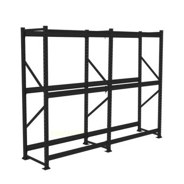 Imagem de Kit 3,60m mini porta pallet 250kg preto