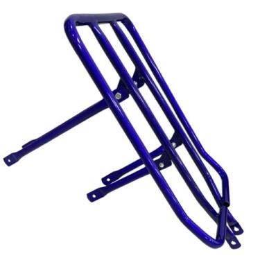 Imagem de Bagageiro Traseiro De Bicicleta Cargueira Azul Samy
