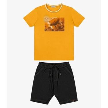 Imagem de Conjunto Infantil Trick Nick Camiseta Com Bermuda Masculina-Masculino