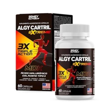 Imagem de Colágeno Tipo Il + Ácido Hialurônico + Vitaminas + Minerais Algy Cartril Extreme Made In Usa 60 Cápsulas Sidney Oliveira