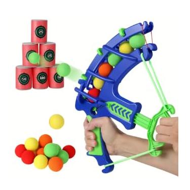 Imagem de Jogo de Arco e Flecha para Crianças com Alvo de Pontuação – Brinquedo Educativo e Divertido