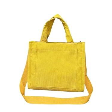 Imagem de bolsa feminina transversal veludo quadrada(Com zíper amarelo)