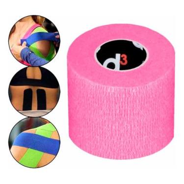 Imagem de Bandagem Coesiva Elástica - 50mm X 5m - Rosa - D3