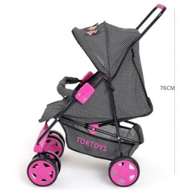Imagem de Carrinho de Boneca Reborn Milano Carrinho para Boneca Alive shin Ninar