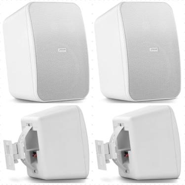 Imagem de Caixa Frahm 6HS Outdoor cor branca kit com 4 caixas