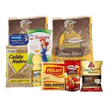 Imagem de Cesta Básica De Alimentos 11 Itens Alimentos Essencial - Higipack