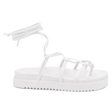 Imagem de Sandália Anatômica Feminina Gladiadora Papete GuGi de Amarrar na Perna