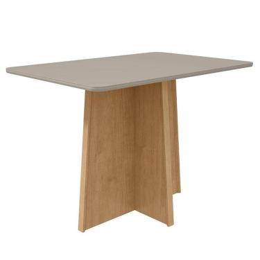 Imagem de Mesa de Jantar Celebrare 120 cm Amêndoa Clean Off White – Lopas