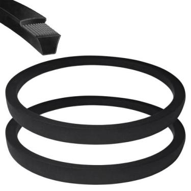 Imagem de Correia Em V Lisa Industrial Transmissão Polia B050 - 2 Uni Borrachas 