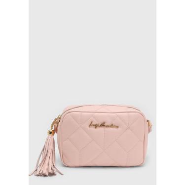 Imagem de Bolsa Transversal Luiza Barcelos Alça Ajustável Rosa Luiza Barcelos 77770626-42 feminino