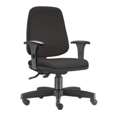 Imagem de Cadeira Job Diretor Giratória Para Escritório Com Ajuste Regulagem Ergonômica Back Syst...