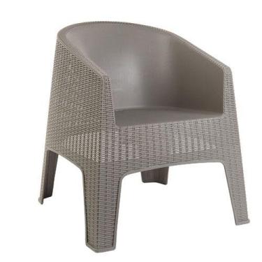 Imagem de Poltrona de Jardim e Piscina Ibiza Cor Cinza Interior Exterior Garden 