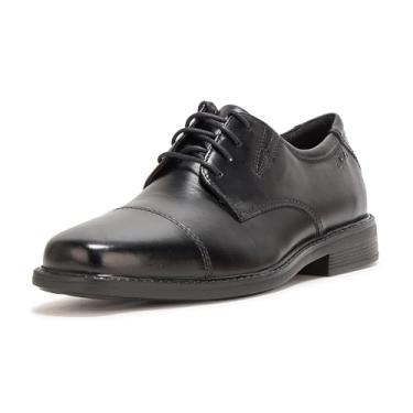 Imagem de Clarks Boné masculino Cosgrove, Couro preto, 7.5 Wide