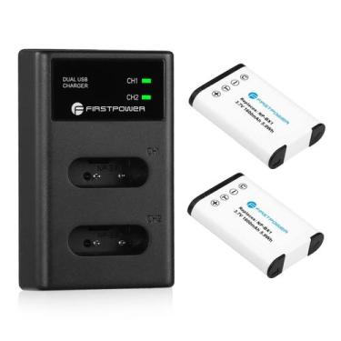 Imagem de Bateria e carregador FirstPower NP-BX1 para Sony ZV-1 e mais