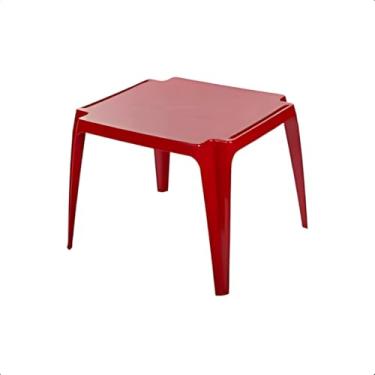 Imagem de Mesa Monobloco Infantil Resistente (Vermelho)