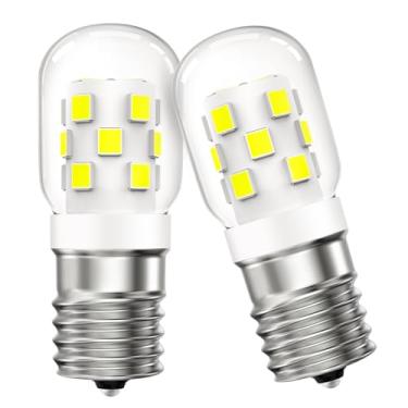 Imagem de Lâmpadas LED para micro-ondas sob o capô equivalente a 30 W, adequado para LG Frigidaire Kenmore Whirlpool GE Over The Range Micro-ondas, luz do dia regulável branca 6000K, 125V 3W E17 Base, Repalces