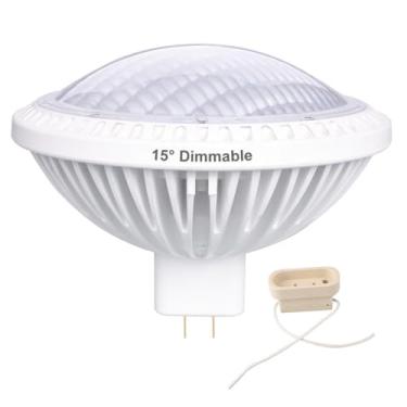 Imagem de BAOMING Lâmpada LED PAR64 substitui tradicional 500w PAR64 15° 40W branco quente regulável 2700~3000K 120V GX16D