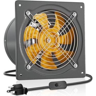 Imagem de HG Power Exaustor de 15 cm 308 CFM, exaustor de cozinha, suporte de parede com amortecedor de backdraft, plugue de metal, exaustor exaustor para sótão, teto, loja, estufa