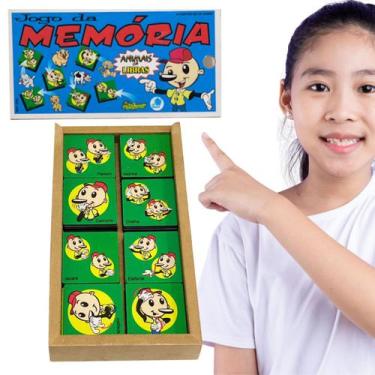 Imagem de Jogo da Memória Animais com Libras Brinquedo Educativo - SIMQUE