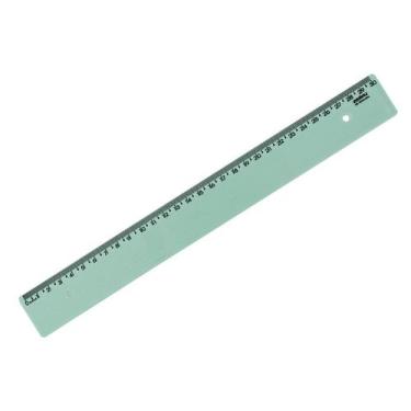 Imagem de Regua 30 Cm Verde Pastel Waleu