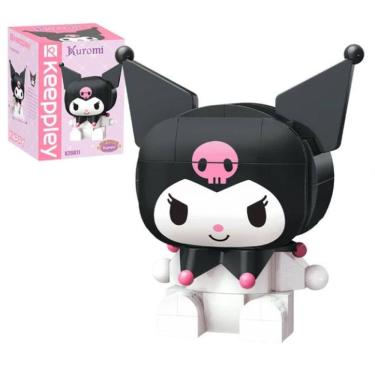 Imagem de Bloco de Montar Keepplay Personagem Kuromi Hello Kitty e Amigos