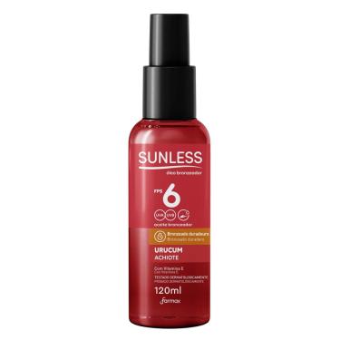 Imagem de Óleo Bronzeador Sunless Urucum Achiote Fps6 120ml