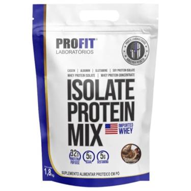 Imagem de Whey Isolate Protein Mix 1,8kg Refil Sabores - Profit (Refil, MORANGO)