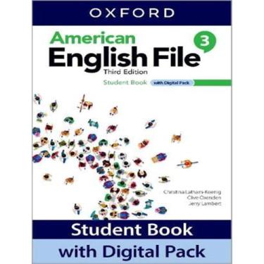Imagem de American English File 3 Student Book With Digital Pack 3Rd Ed - OXFORD