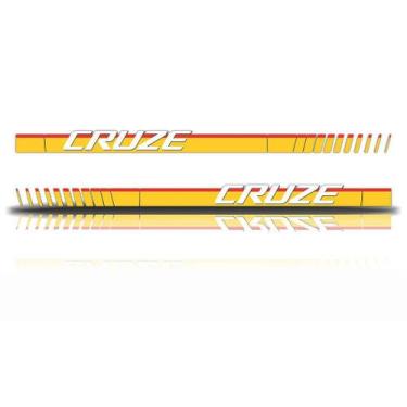 Imagem de Adesivo Chevrolet Cruze Faixa Lateral - Cromo Sign