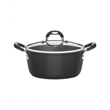 Imagem de Caçarola Tramontina Mônaco Induction Starflon Premium Preto 22cm