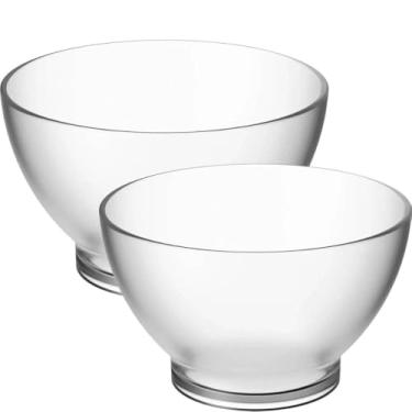 Imagem de Jogo 10 Cumbucas 500ml e 750ml Bowls Sopas Caldos Frutas Doces Potes Plásticos Coza