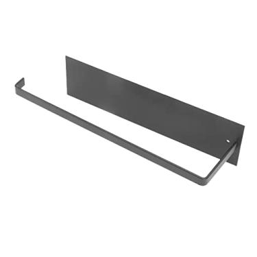 Imagem de ZJchao Sob o Suporte de Papel do Gabinete, 10.2x0.8x2.8x0.5 Em Rack de Toalha Autônoma de Auto Adesivo, Boa Capacidade de Colocar Toalhas de Papel para Armários de Banheiro de Cozinha (Preto)