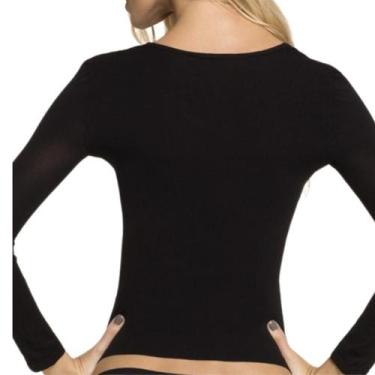 Imagem de Blusa Segunda Pele Manga Longa Trifil, M, Preto