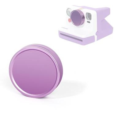 Imagem de CAIYOULE Tampa de lente para câmera instantânea Polaroid Now 3ª geração tipo I, capa de lente de liga de alumínio para agora+ câmera de filme instantâneo de 2ª/3ª geração, à prova de poeira e