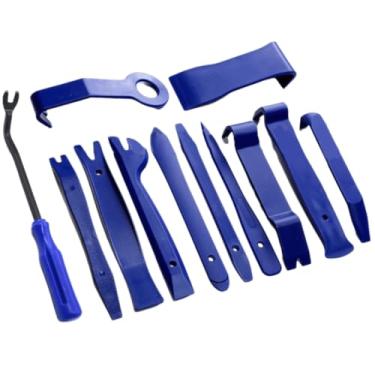 Imagem de Chiffonade Conjunto de ferramentas de remoção de acabamento de carro, 12 peças, kit de remoção de fixador de painel de porta, acessório interno, ferramenta manual
