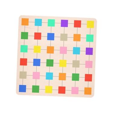Imagem de Esquirla Brinquedos Montessori de Cor Quebra-cabeça de Madeira Pensamento Lógico Crianças Jogo de Quebra-cabeça de Correspondência de Cores Brinquedo de