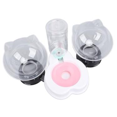 Imagem de GLOGLOW Tigelas Básicas Tigelas de Gato, Alimentos Duplos e Cão d'água Levantadas Alimentador de Alimentos de Alimentação Dupla de Gato e Dispensador Automático de água Dispensador de para Cães