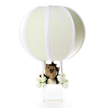 Imagem de Abajur Balãozinho Floresta Verde Quarto Bebê Infantil