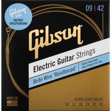 Imagem de CORDAS GIBSON 009.042 BRITE WIRE REINFOR UL-LGHT SEG BWR9-009.042
