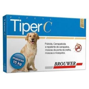 Imagem de Tiper C Antipulgas e Carrapatos cães maiores de 15Kg - Brouwer