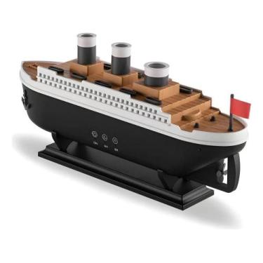 Imagem de Navio Difusor Umidificador Ar Aromatizador Luzes Coloridas - Oásis