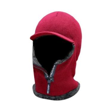 Imagem de Gorro De Lã Tricotado Masculino Para Inverno, Protetor De Orelha À Pro