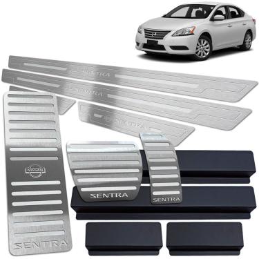Imagem de Soleira Pedaleira Descanso Sentra 2014/2016 Auto Prata BR