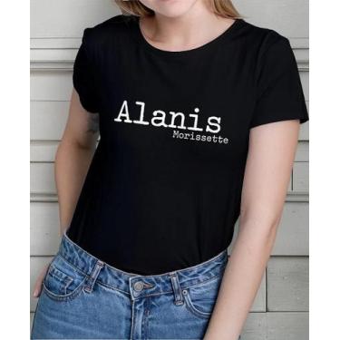 Imagem de Camiseta Camisa Adulto Feminina Masculina Algodão Alanis Morisset te C