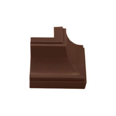 Imagem de Canto Externo p Acabamento em Forro PVC Cor Mogno c/ 50 unid - Aurora 