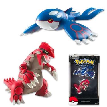 Imagem de Pokemon Action Figure 2 Pack - 4" Groudon & Kyogre Collectible Figurines for Men and Women | Pokemon Collectible Toy for Adults