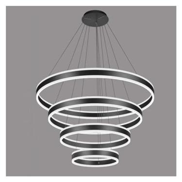 Imagem de Decoração Escandinava para Casa, Lustre de Escada (regulável), Lustres para Sala de Estar, Quarto e Sala de Jantar, Luminárias de Teto, Luminárias LED Internas Luminária Lustre