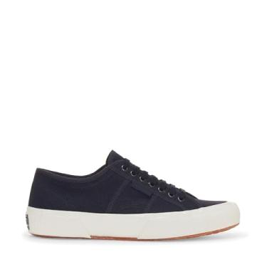 Imagem de Superga 2750 OG Unissex – Sapatos para mulheres e homens – Cabedal de algodão – Palmilha ergonômica – Sola de borracha, Azul-marinho/Full Avorio, 10 Women/8.5 Men
