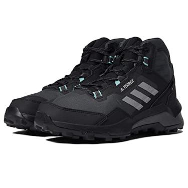 Imagem de adidas Tênis feminino Terrex Ax4 de cano médio Gore-Tex para caminhada, Preto, 38