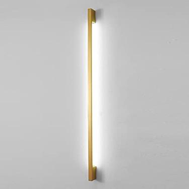 Imagem de Luminária de parede quadrada interna minimalista, luminária de parede LED moderna de 10 W com abajur de acrílico de alta transmissão de luz, luzes de parede para sala de estar, quarto, corre